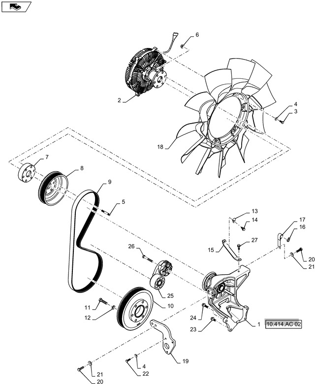 New Holland T6090 Napinacz pasa 84523942 - Ремъчен обтегач за Селскостопанска техника: снимка 1 New Holland T6090 Napinacz pasa 84523942 - Ремъчен обтегач за Селскостопанска техника: снимка 1