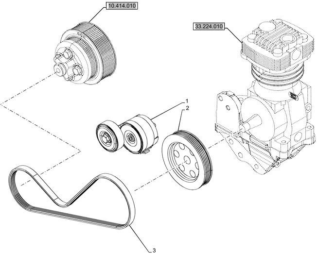 New Holland T6090 T6070 Napinacz pasa 87300104 - Ремъчен обтегач за Селскостопанска техника: снимка 1 New Holland T6090 T6070 Napinacz pasa 87300104 - Ремъчен обтегач за Селскостопанска техника: снимка 1