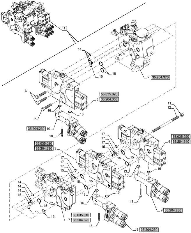New Holland T6090 T6070 Rozdzielacz, hydr 87381983 - Хидравличен клапан за Селскостопанска техника: снимка 1 New Holland T6090 T6070 Rozdzielacz, hydr 87381983 - Хидравличен клапан за Селскостопанска техника: снимка 1