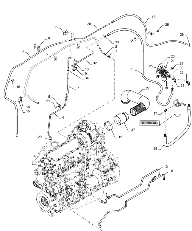 New Holland T6090 T6070 T7230 Pompa paliwowa 12v, 4.5a 87676818 - Горивна помпа за Селскостопанска техника: снимка 1 New Holland T6090 T6070 T7230 Pompa paliwowa 12v, 4.5a 87676818 - Горивна помпа за Селскостопанска техника: снимка 1