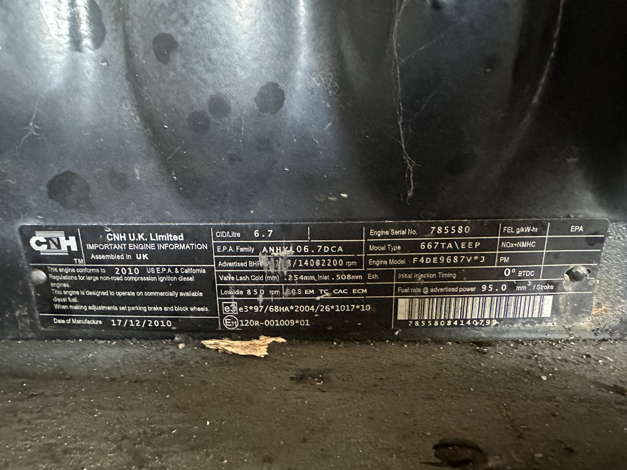New holland silnik Model: F4DE9687 , model type: 667TA , części blok wał głowica korbowód - Двигател за Селскостопанска техника: снимка 3 New holland silnik Model: F4DE9687 , model type: 667TA , części blok wał głowica korbowód - Двигател за Селскостопанска техника: снимка 3