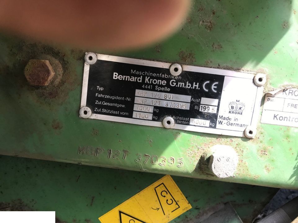 Резервни части за Сламопреса за квадратни бали Krone BIG PACK 120-80 Podbieracz: снимка 6