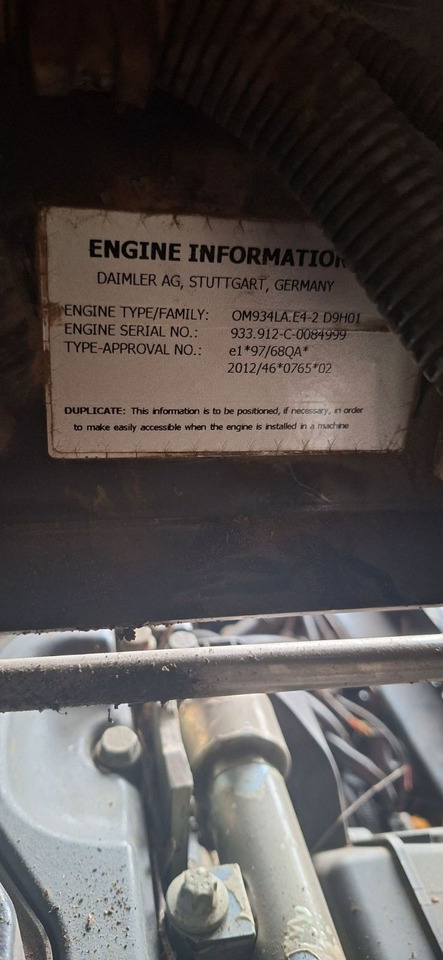 Silnik Mercedes OM934LA OM934 części - Двигател и части за Камион: снимка 5 Silnik Mercedes OM934LA OM934 części - Двигател и части за Камион: снимка 5