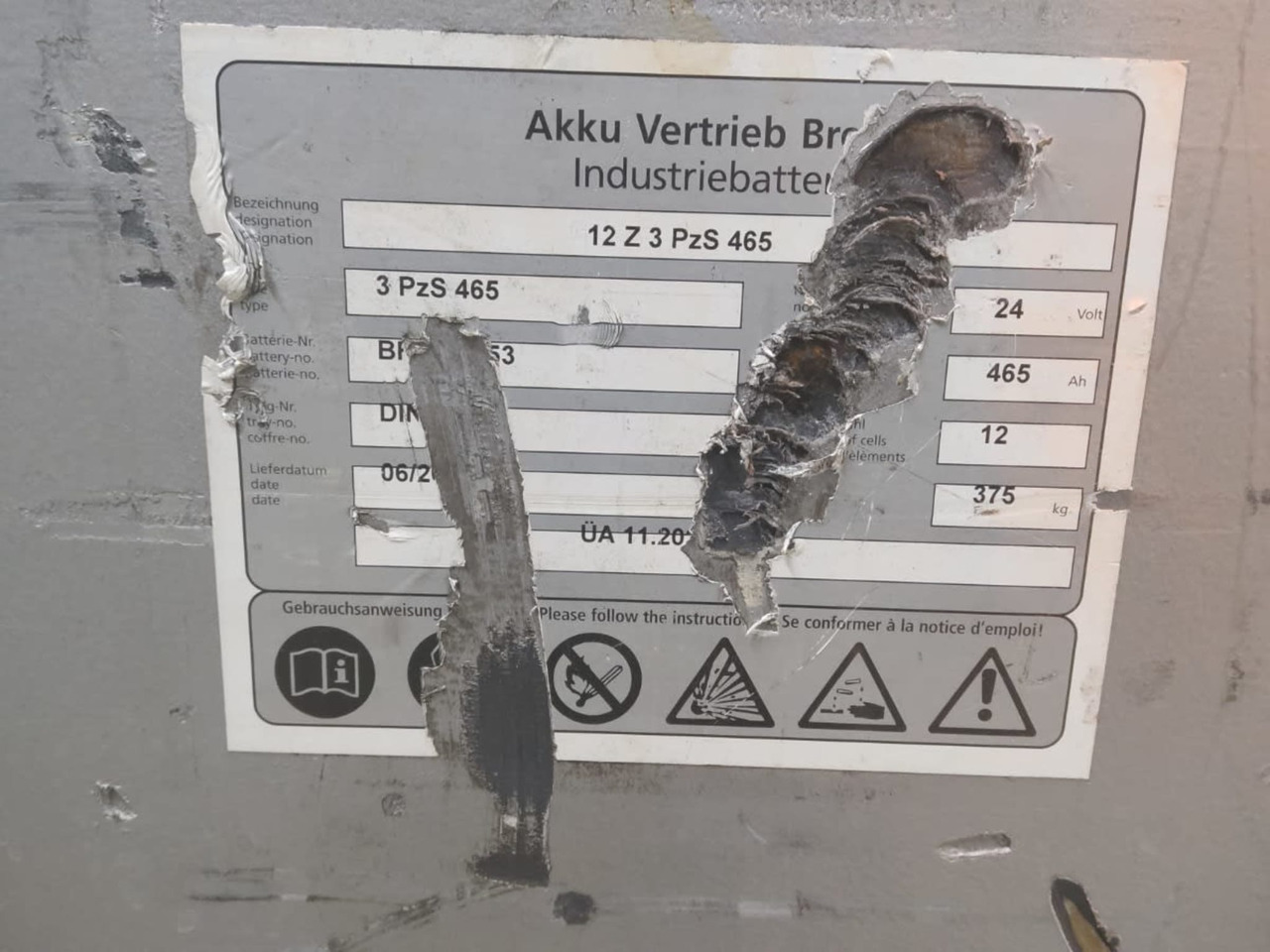 AVB 24V 465Ah - Акумулатор за Подемно-транспортна техника: снимка 2 AVB 24V 465Ah - Акумулатор за Подемно-транспортна техника: снимка 2