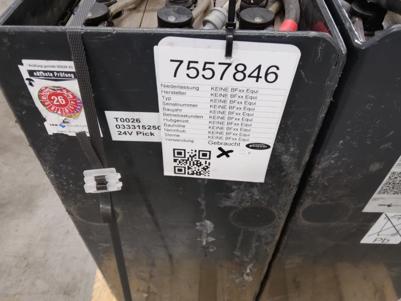Battery Package - 2 Pcs. - Акумулатор за Подемно-транспортна техника: снимка 2 Battery Package - 2 Pcs. - Акумулатор за Подемно-транспортна техника: снимка 2