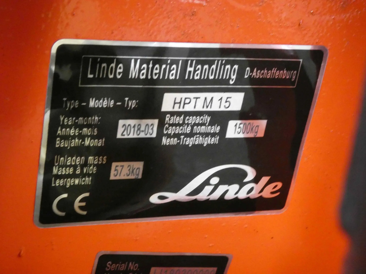 Linde 4x HPTM15Low/350mm - Палетна количка: снимка 4 Linde 4x HPTM15Low/350mm - Палетна количка: снимка 4
