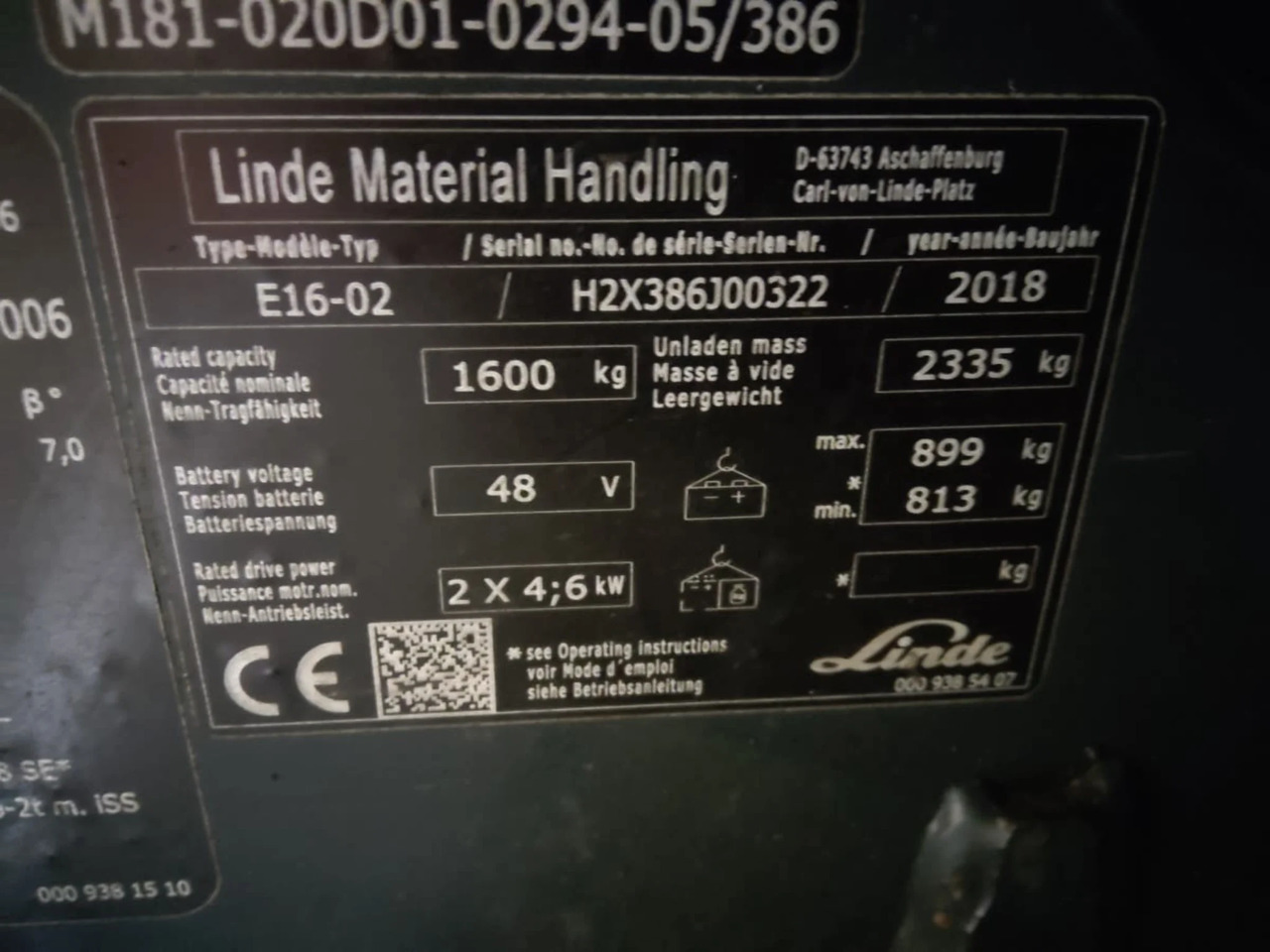 Linde E16-02 - Електрокар: снимка 5 Linde E16-02 - Електрокар: снимка 5