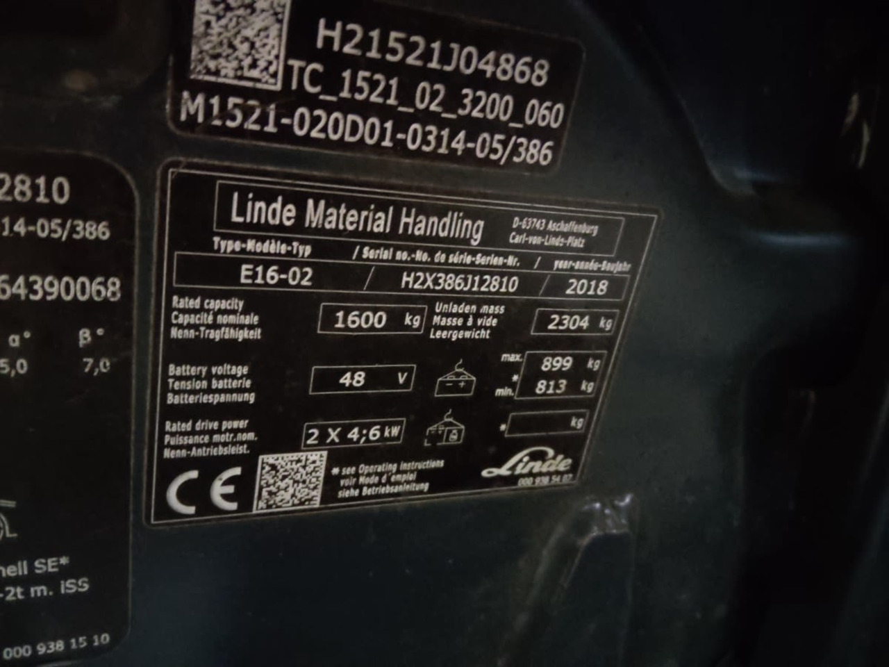 Linde E16-02 - Електрокар: снимка 2 Linde E16-02 - Електрокар: снимка 2