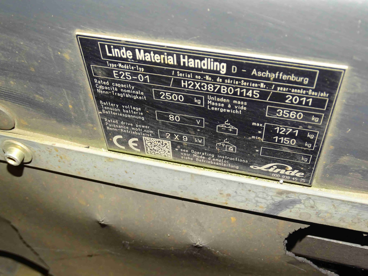 Linde E25-01 - Електрокар: снимка 2 Linde E25-01 - Електрокар: снимка 2