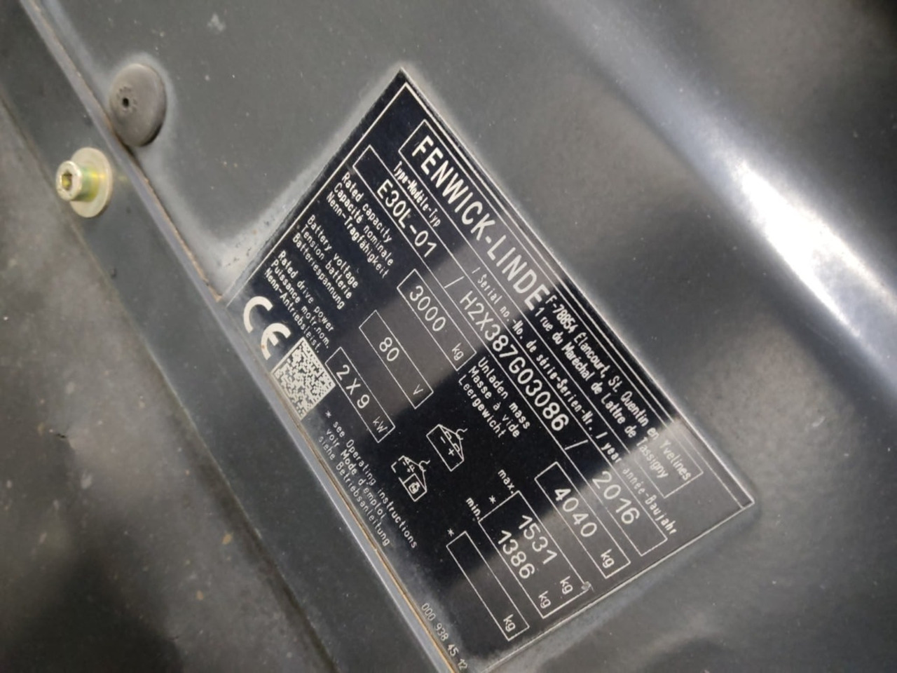 Linde E30L-01 - Електрокар: снимка 2 Linde E30L-01 - Електрокар: снимка 2