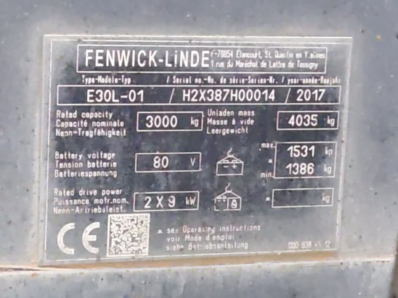 Linde E30L - Електрокар: снимка 2 Linde E30L - Електрокар: снимка 2