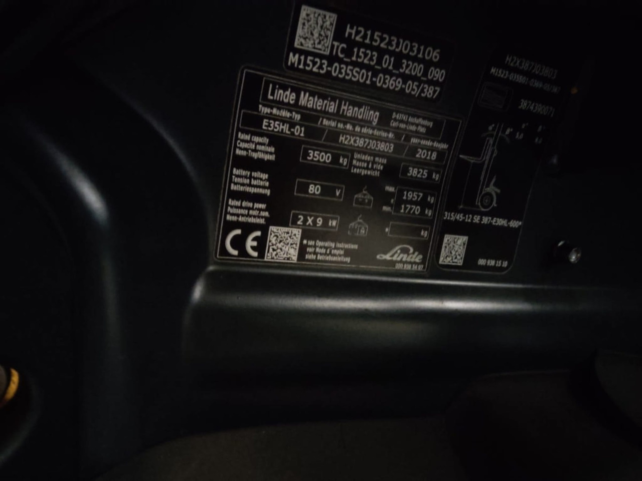Linde E35HL-01 - Електрокар: снимка 2 Linde E35HL-01 - Електрокар: снимка 2