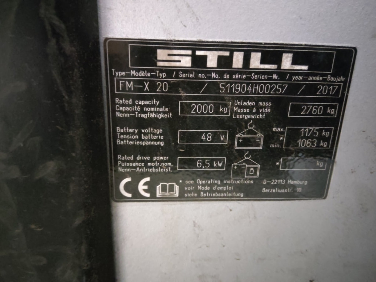 STILL FM-X20 - Ричтрак: снимка 5 STILL FM-X20 - Ричтрак: снимка 5