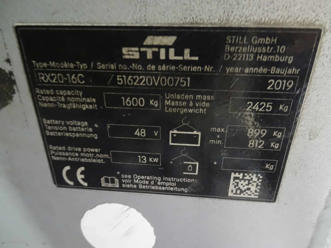 STILL RX20-16C - Електрокар: снимка 2 STILL RX20-16C - Електрокар: снимка 2