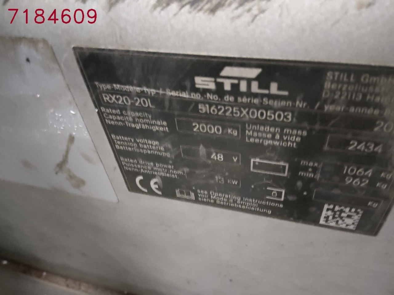 STILL RX20-20L - Електрокар: снимка 3 STILL RX20-20L - Електрокар: снимка 3