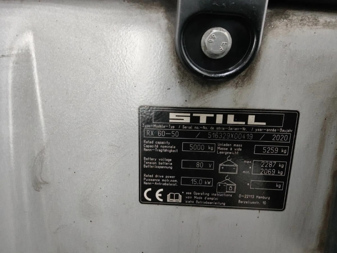 STILL RX60-50 - Електрокар: снимка 5 STILL RX60-50 - Електрокар: снимка 5