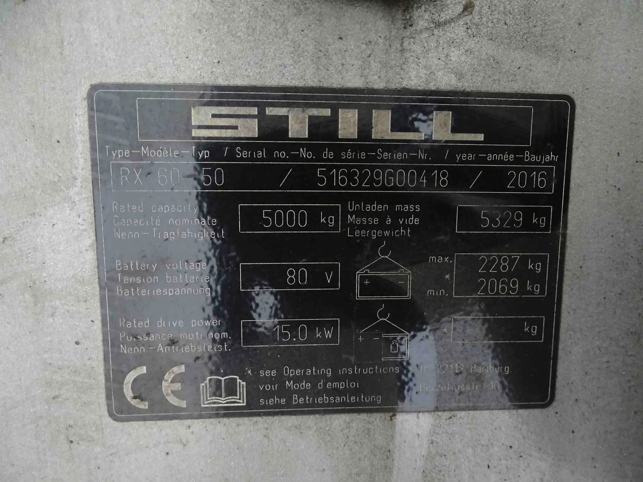 STILL RX60-50 - Електрокар: снимка 5 STILL RX60-50 - Електрокар: снимка 5