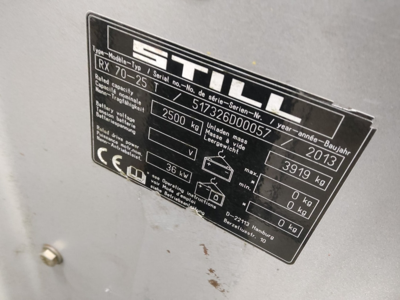 STILL RX70-25T - Газокар: снимка 5 STILL RX70-25T - Газокар: снимка 5