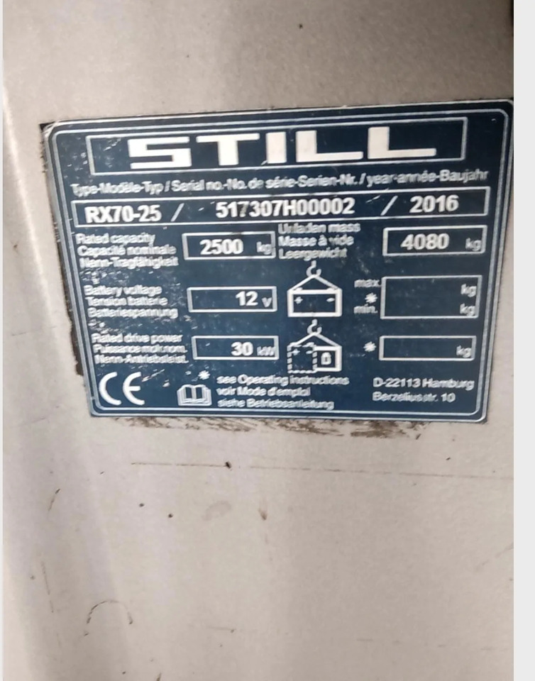 STILL RX70-25T - Газокар: снимка 5 STILL RX70-25T - Газокар: снимка 5