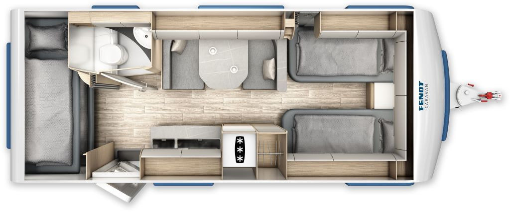Fendt Bianco Activ 550 KMG 2026 Safety 2000kg.,+++ - Каравана: снимка 2 Fendt Bianco Activ 550 KMG 2026 Safety 2000kg.,+++ - Каравана: снимка 2