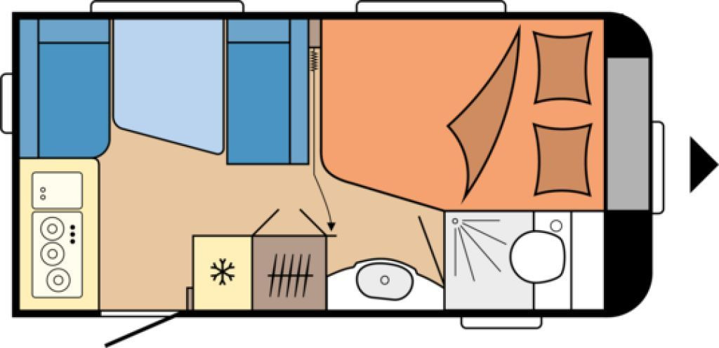 Hobby De Luxe 400 SFe 2025 1500kg. Hobby De Luxe 400 SFe Lagerabverkauf! - Каравана: снимка 2 Hobby De Luxe 400 SFe 2025 1500kg. Hobby De Luxe 400 SFe Lagerabverkauf! - Каравана: снимка 2