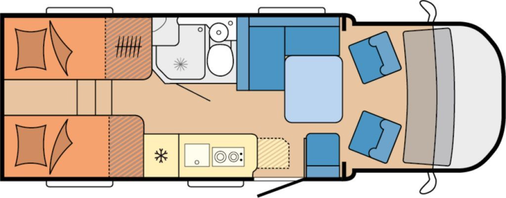 Hobby PRESTIGE T 710 GE 2026 180PS Autom. Voll LED +++ - Полуинтегриран кемпер: снимка 2 Hobby PRESTIGE T 710 GE 2026 180PS Autom. Voll LED +++ - Полуинтегриран кемпер: снимка 2