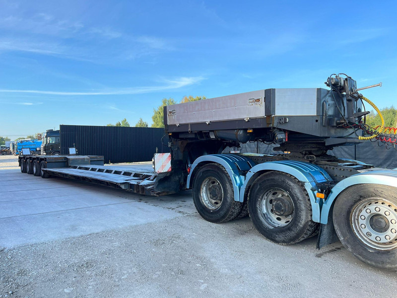 Goldhofer STZ-VL4 Extendable / All axles hydraulically forced steered - Нискорамна площадка полуремарке: снимка 2 Goldhofer STZ-VL4 Extendable / All axles hydraulically forced steered - Нискорамна площадка полуремарке: снимка 2