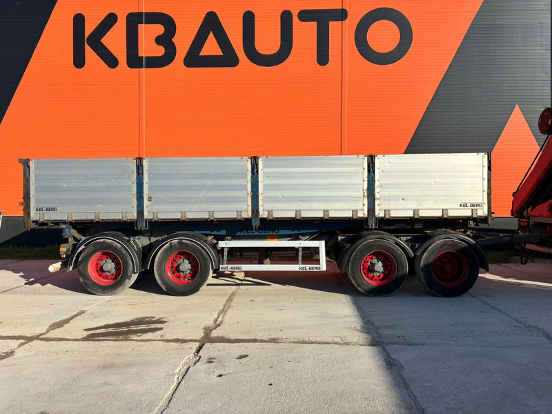 Самосвал ремарке KEL-BERG D32B4 BPW AXLES / EXTENDABLE DRAWBAR / BOX L=7605 mm: снимка 8