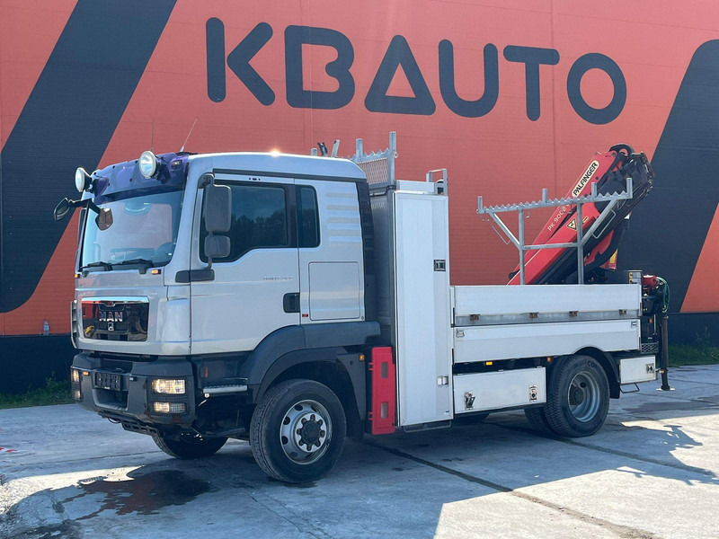 MAN TGM 13.290 4x4 PK9002 / PLATFORM L=3212 mm - Бордови камион, Камион с кран: снимка 2 MAN TGM 13.290 4x4 PK9002 / PLATFORM L=3212 mm - Бордови камион, Камион с кран: снимка 2