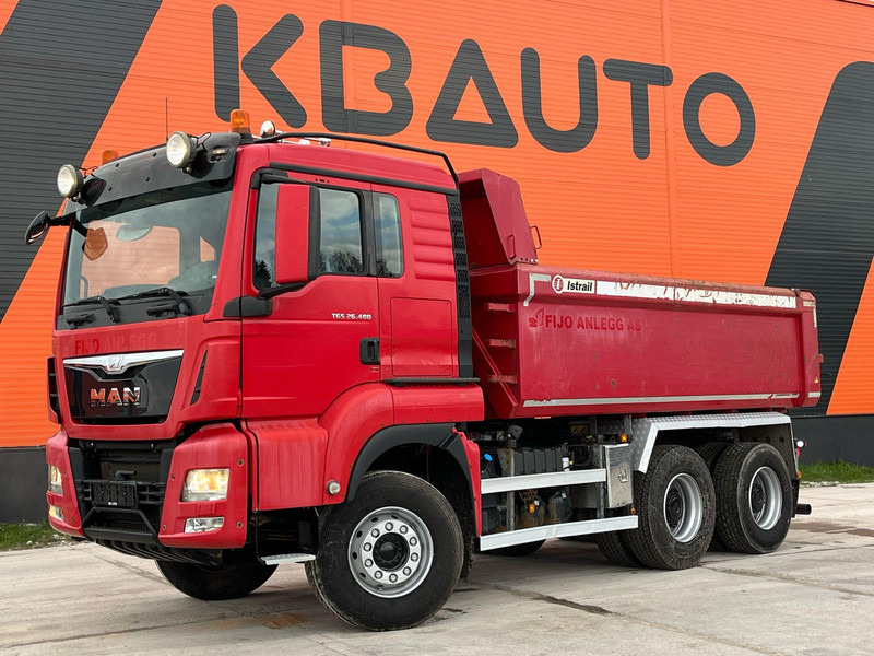 MAN TGS 26.480 6x4 INTARDER / FULL STEEL / BOX L=4646 mm - Самосвал камион: снимка 1 MAN TGS 26.480 6x4 INTARDER / FULL STEEL / BOX L=4646 mm - Самосвал камион: снимка 1