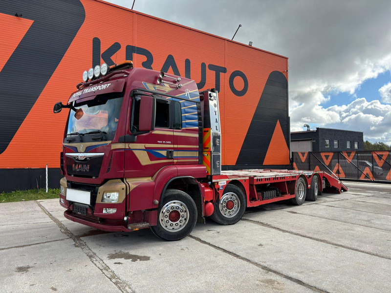 MAN TGS 35.480 8x4H-6 HYDRODRIVE / PLATFORM L=9160 mm / WINCH - Автовоз камион: снимка 2 MAN TGS 35.480 8x4H-6 HYDRODRIVE / PLATFORM L=9160 mm / WINCH - Автовоз камион: снимка 2