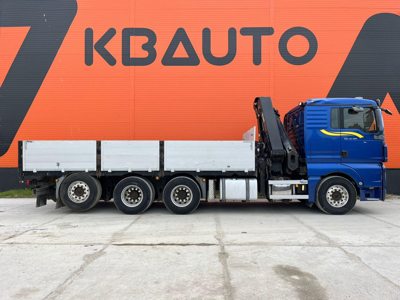 MAN TGX 35.480 8x4*4 HIAB 288E-7 / PLATFORM L=6397 mm - Бордови камион, Камион с кран: снимка 5 MAN TGX 35.480 8x4*4 HIAB 288E-7 / PLATFORM L=6397 mm - Бордови камион, Камион с кран: снимка 5