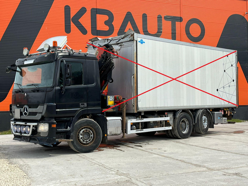 Mercedes-Benz Actros 2536 6x2*4 PK18002 / BOX L=6965 mm - Шаси кабина, Камион с кран: снимка 1 Mercedes-Benz Actros 2536 6x2*4 PK18002 / BOX L=6965 mm - Шаси кабина, Камион с кран: снимка 1