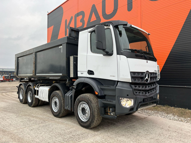 Mercedes-Benz Arocs 4151 8x4 BORDMATIC / FULL STEEL / DRUM BRAKES / BOX L=6140 mm - Самосвал камион: снимка 3 Mercedes-Benz Arocs 4151 8x4 BORDMATIC / FULL STEEL / DRUM BRAKES / BOX L=6140 mm - Самосвал камион: снимка 3