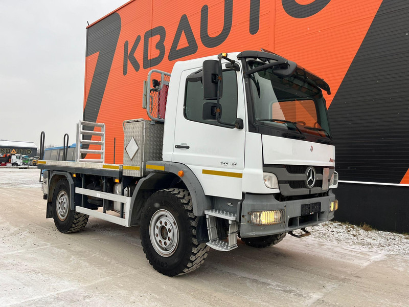 Mercedes-Benz Atego 1018 4x4 ONLY 18844 km ! / FULL STEEL / DRUM BRAKES / PLATFORM L=3500 mm - Бордови камион: снимка 4 Mercedes-Benz Atego 1018 4x4 ONLY 18844 km ! / FULL STEEL / DRUM BRAKES / PLATFORM L=3500 mm - Бордови камион: снимка 4