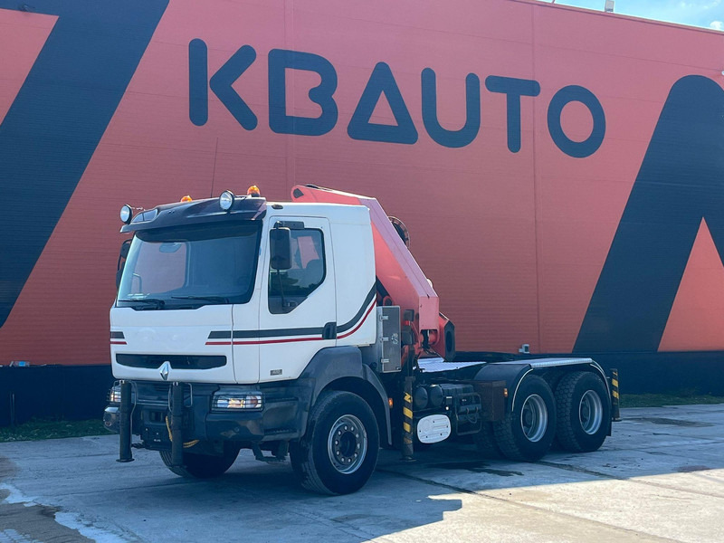Renault 420 DCI 6x4 PK 32080 / FULL STEEL - Бордови камион, Камион с кран: снимка 2 Renault 420 DCI 6x4 PK 32080 / FULL STEEL - Бордови камион, Камион с кран: снимка 2
