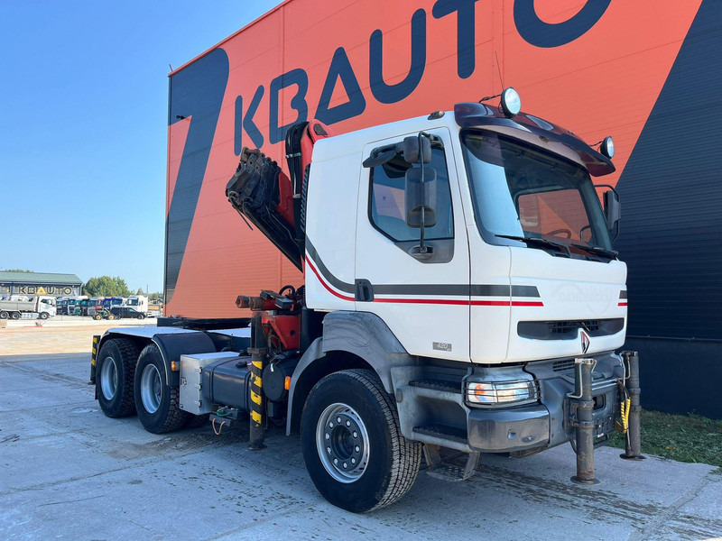 Renault 420 DCI 6x4 PK 32080 / FULL STEEL - Бордови камион, Камион с кран: снимка 4 Renault 420 DCI 6x4 PK 32080 / FULL STEEL - Бордови камион, Камион с кран: снимка 4