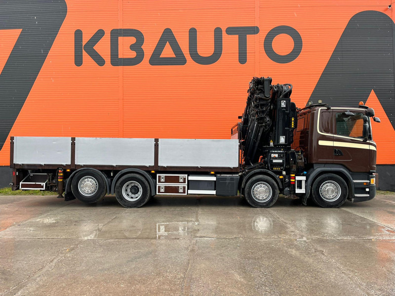 Scania G 450 8x2*6 HIAB 622E-8 + JIB / PLATFORM L=6715 mm - Бордови камион, Камион с кран: снимка 5 Scania G 450 8x2*6 HIAB 622E-8 + JIB / PLATFORM L=6715 mm - Бордови камион, Камион с кран: снимка 5