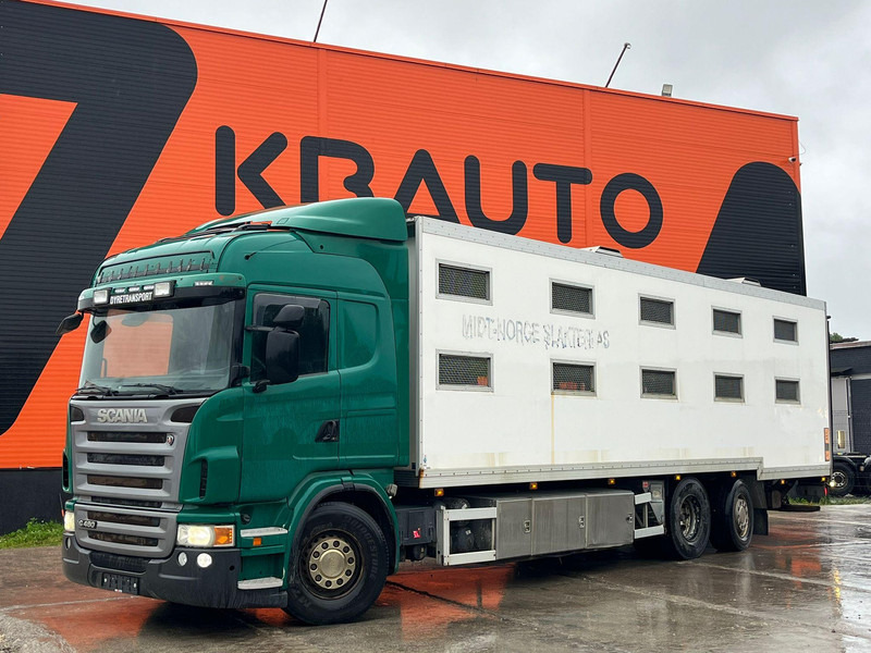 Scania G 480 6x2*4 BOX L=9212 mm / COOLANT LEAKAGE ON 3 RD CYLINDER - За превоз на животни камион: снимка 1 Scania G 480 6x2*4 BOX L=9212 mm / COOLANT LEAKAGE ON 3 RD CYLINDER - За превоз на животни камион: снимка 1