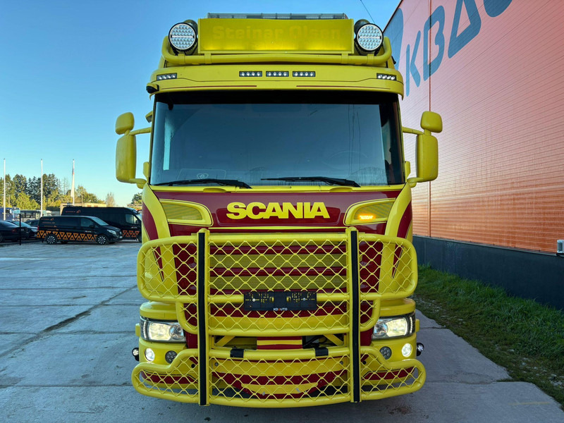 Scania G 490 8x4*4 PK 65002 SH / JIB CONNECTION / PLATFORM L=6301-7499 mm - Бордови камион, Камион с кран: снимка 3 Scania G 490 8x4*4 PK 65002 SH / JIB CONNECTION / PLATFORM L=6301-7499 mm - Бордови камион, Камион с кран: снимка 3