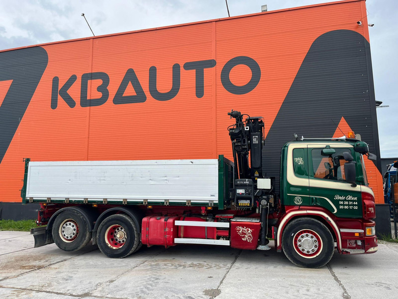 Scania P 410 6x2*4 HIAB 211EP-5 / BOX L=5386 mm - Самосвал камион, Камион с кран: снимка 5 Scania P 410 6x2*4 HIAB 211EP-5 / BOX L=5386 mm - Самосвал камион, Камион с кран: снимка 5