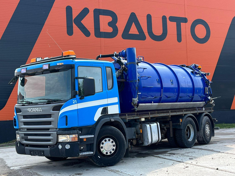 Scania P 420 6x2*4 ADR TANK INTERCONSULT 14230 l / VACUUM Pagani MEC 8000 year 2017 - Каналопочистваща машина: снимка 1 Scania P 420 6x2*4 ADR TANK INTERCONSULT 14230 l / VACUUM Pagani MEC 8000 year 2017 - Каналопочистваща машина: снимка 1