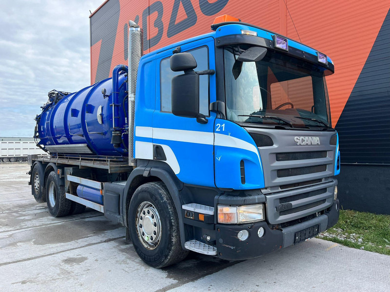 Scania P 420 6x2*4 ADR TANK INTERCONSULT 14230 l / VACUUM Pagani MEC 8000 year 2017 - Каналопочистваща машина: снимка 3 Scania P 420 6x2*4 ADR TANK INTERCONSULT 14230 l / VACUUM Pagani MEC 8000 year 2017 - Каналопочистваща машина: снимка 3