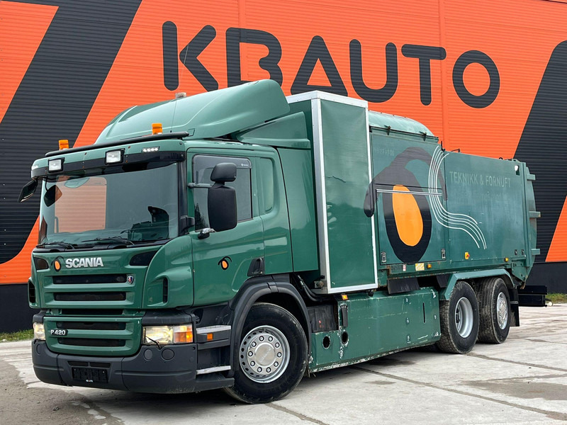 Scania P 420 6x2*4 DISAB EN VAC 12,5 m3 - Каналопочистваща машина: снимка 1 Scania P 420 6x2*4 DISAB EN VAC 12,5 m3 - Каналопочистваща машина: снимка 1
