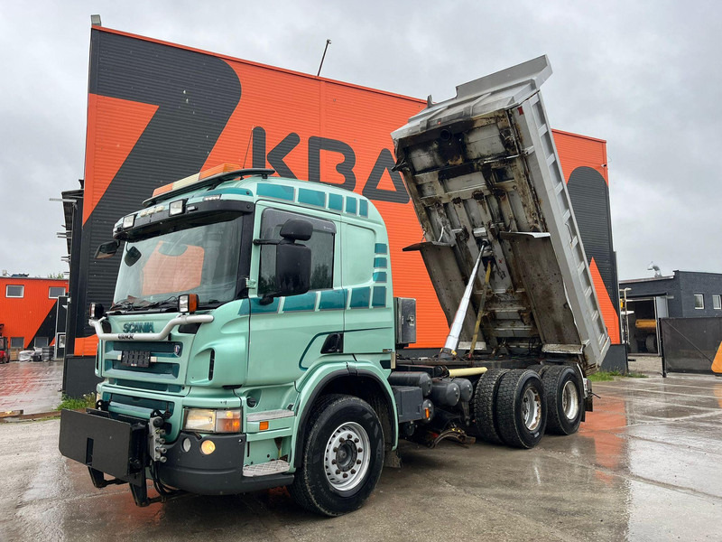 Scania P 420 6x4 UNDERBODY SCRAPER / RETARDER / BOX L=4947 mm - Самосвал камион: снимка 2 Scania P 420 6x4 UNDERBODY SCRAPER / RETARDER / BOX L=4947 mm - Самосвал камион: снимка 2