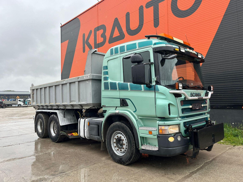 Scania P 420 6x4 UNDERBODY SCRAPER / RETARDER / BOX L=4947 mm - Самосвал камион: снимка 4 Scania P 420 6x4 UNDERBODY SCRAPER / RETARDER / BOX L=4947 mm - Самосвал камион: снимка 4