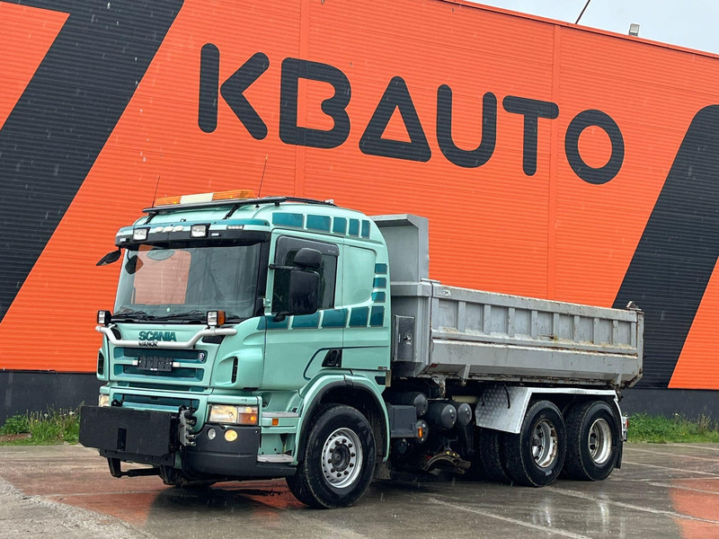 Scania P 420 6x4 UNDERBODY SCRAPER / RETARDER / BOX L=4947 mm - Самосвал камион: снимка 1 Scania P 420 6x4 UNDERBODY SCRAPER / RETARDER / BOX L=4947 mm - Самосвал камион: снимка 1