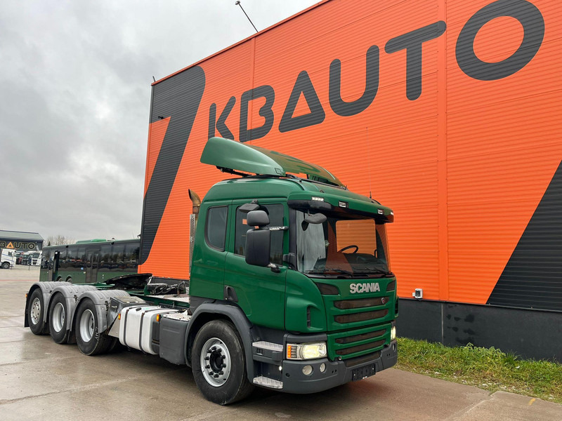 Scania P 450 8x4*4 FOR SALE AS CHASSIS / HYDRAULICS - Шаси кабина: снимка 4 Scania P 450 8x4*4 FOR SALE AS CHASSIS / HYDRAULICS - Шаси кабина: снимка 4