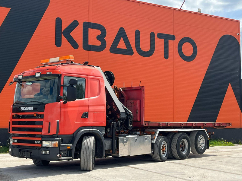 Scania R 144 8x2/4 HIAB 211EP-5 YEAR 2008 / HOOK LIFT L=5400 mm - Мултилифт с кука камион, Камион с кран: снимка 2 Scania R 144 8x2/4 HIAB 211EP-5 YEAR 2008 / HOOK LIFT L=5400 mm - Мултилифт с кука камион, Камион с кран: снимка 2