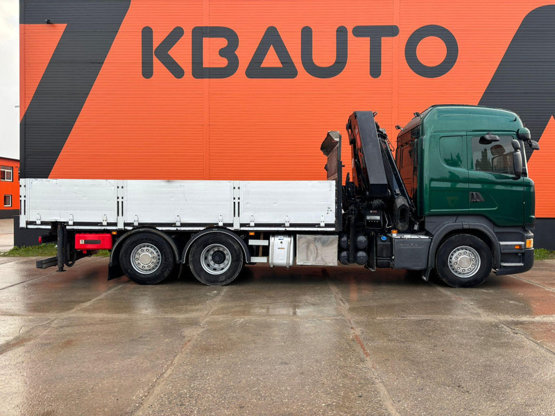 Scania R 410 6x2 HIAB 322EP-5 HIPRO / PLATFORM L=6131 mm - Бордови камион, Камион с кран: снимка 5 Scania R 410 6x2 HIAB 322EP-5 HIPRO / PLATFORM L=6131 mm - Бордови камион, Камион с кран: снимка 5